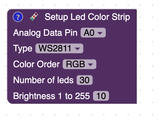 fast led setup